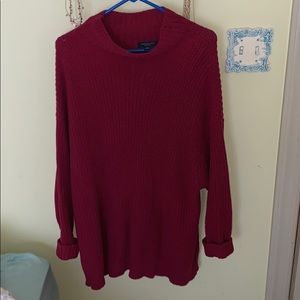 Red American Eagle super oversized sweater/dress